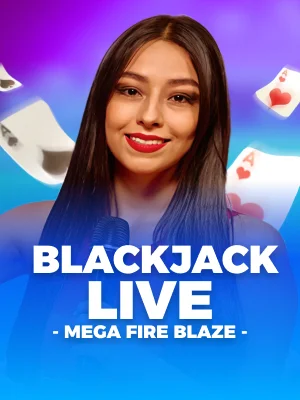 Mega Fire Blaze Blackjack Live